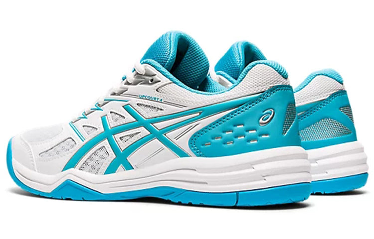 (WMNS) ASICS Upcourt 4 Running Shoes White/Blue 1072A055-101