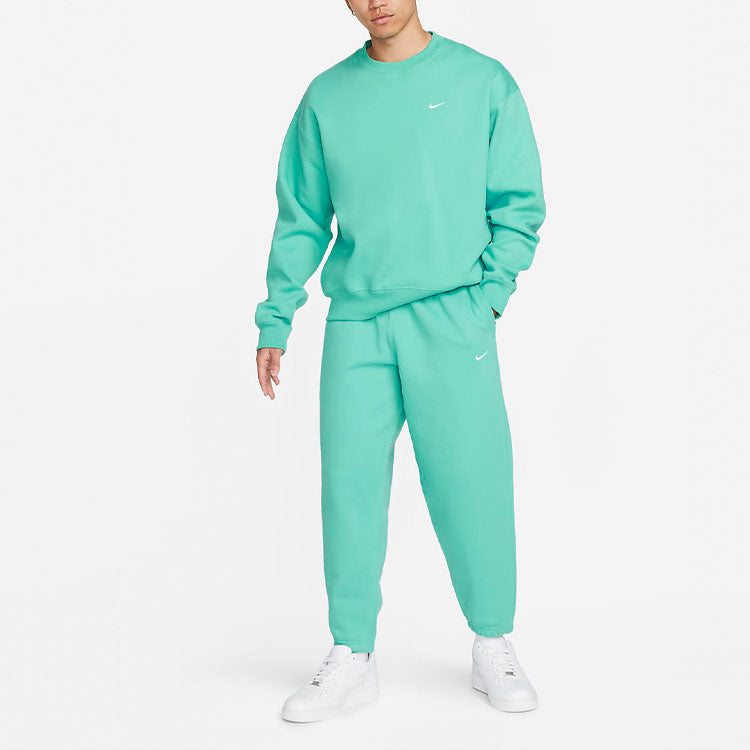 Men's Nike Solid Color Bundle Feet Casual Sports Pants/Trousers/Joggers Green DA0330-393