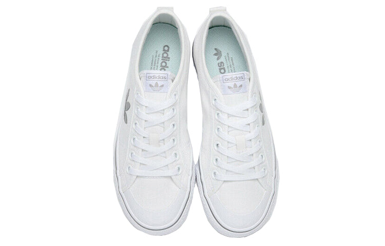 adidas Nizza Trefoil 'White Black' FX9268