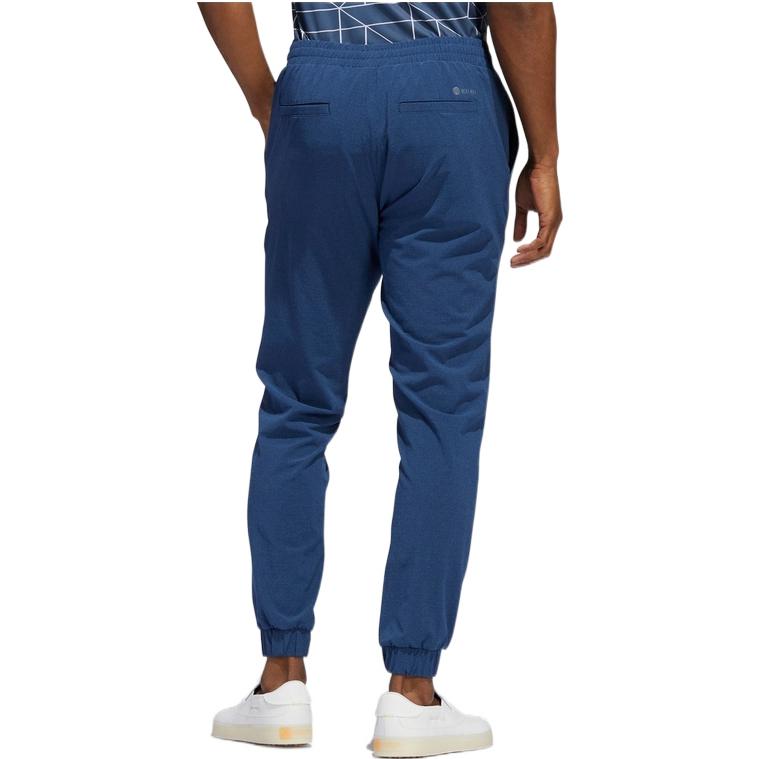 Men's adidas Solid Color Slim Fit Bundle Feet Athleisure Casual Sports Pants Blue HG3670