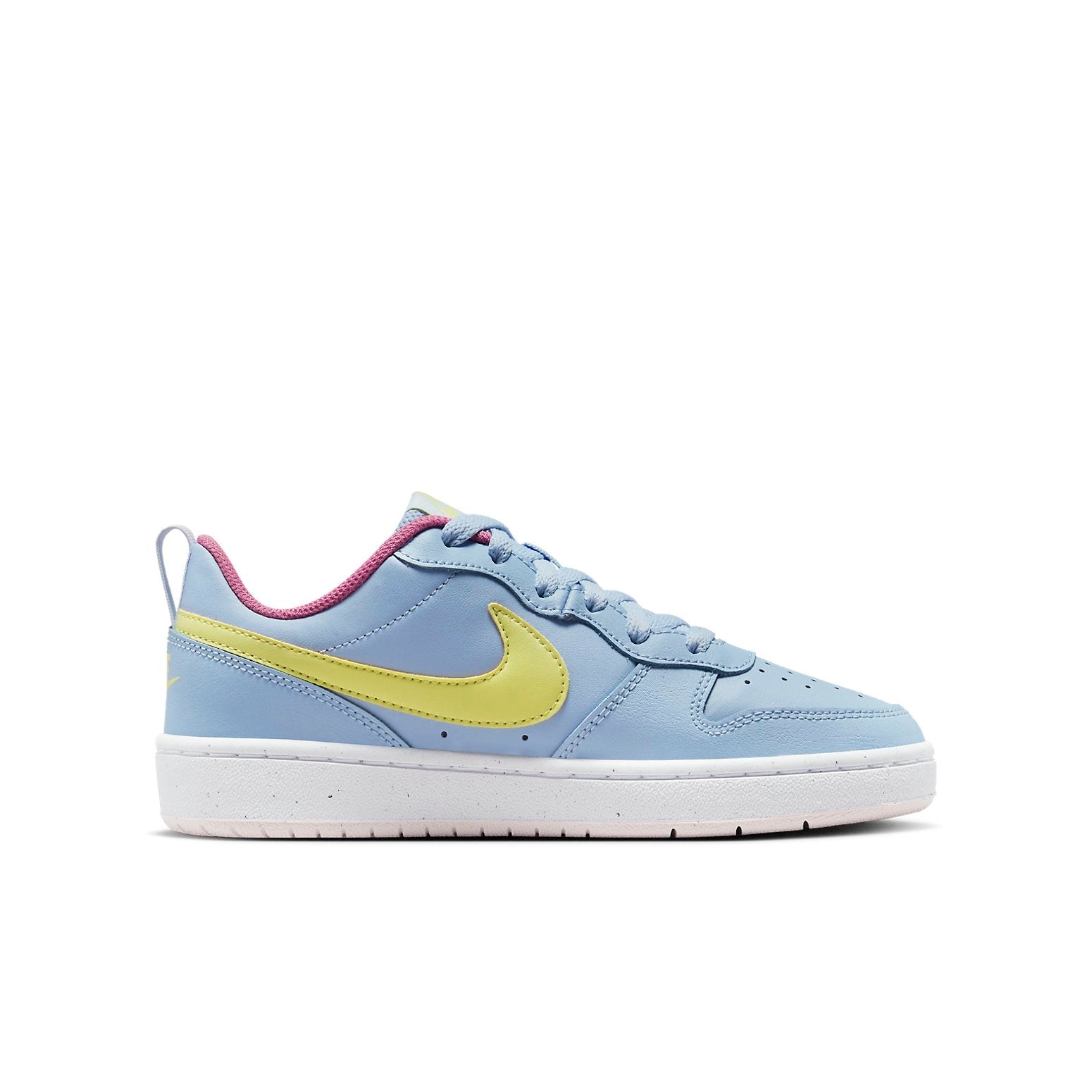 (GS) Nike Court Borough Low 2 'Cobalt Bliss Light Lemon Twist' BQ5448-405