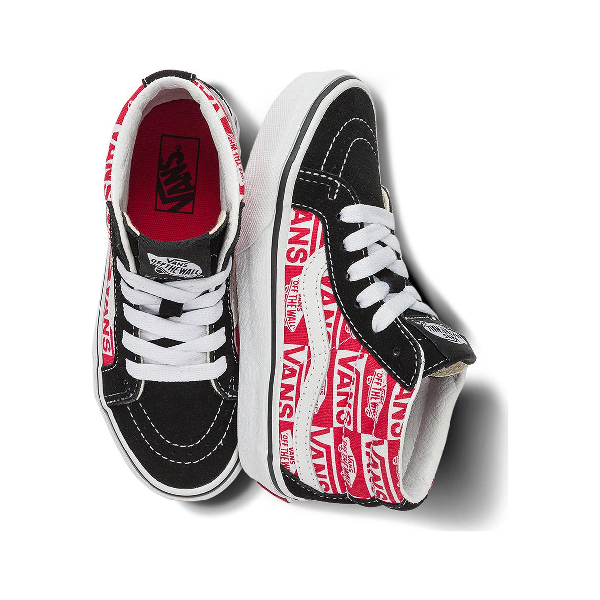 (PS) Vans Sk8-Mid Reissue 'Red White Black' VN000BVPBRR