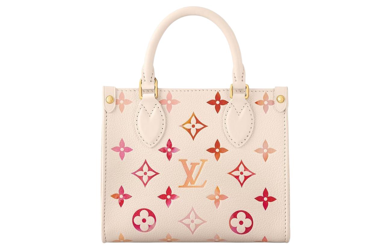 (WMNS) LOUIS VUITTON OnTheGo BB Monogram Empreinte Handbag 'Sunrise Aquarelle' M47115