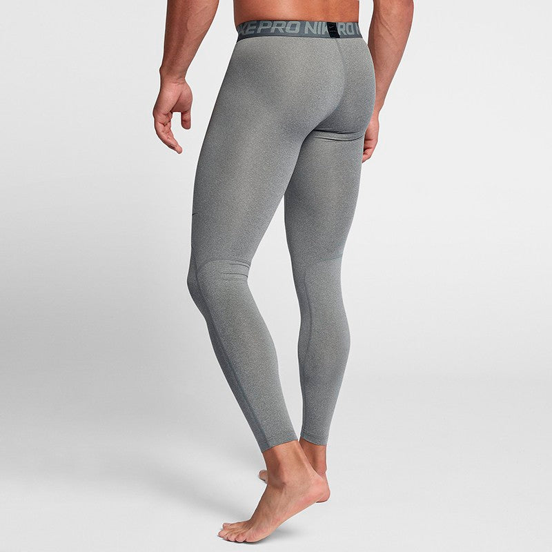 Nike Logo Sports Training Quick Dry Leggings Gray 838068-091