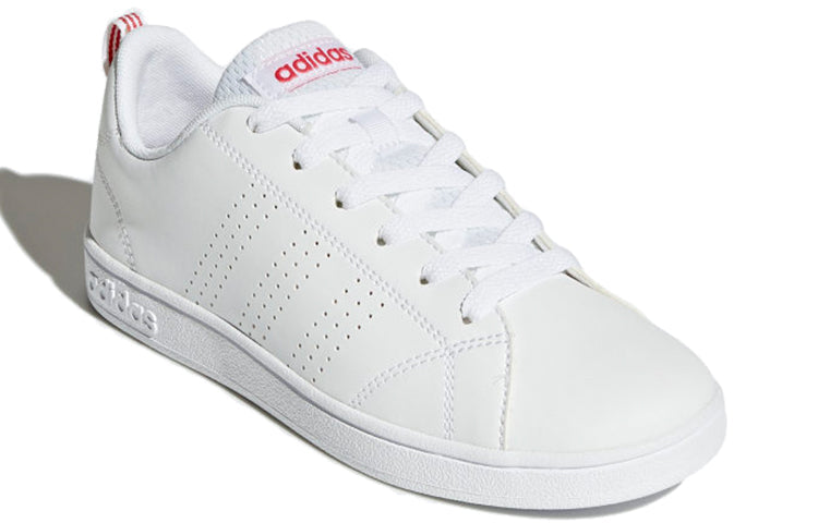 (GS) adidas Vs Advantage Clean J 'White Red' BB9976