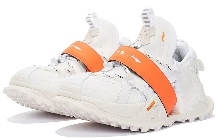 (WMNS) Li-Ning Titan Halo 'White Orange' AZGS102-2