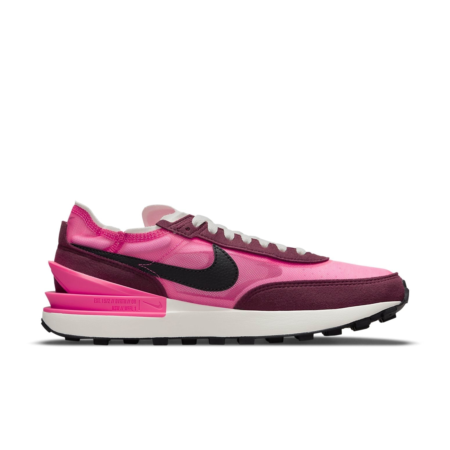 (WMNS) Nike Waffle One 'Hyper Pink Beetroot' DQ0855-600