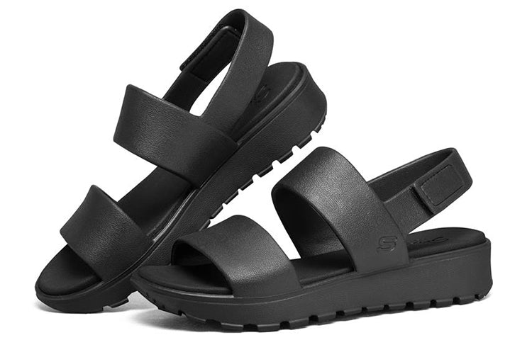 (WMNS) Skechers Footsteps Sandals Black 111054-BBK