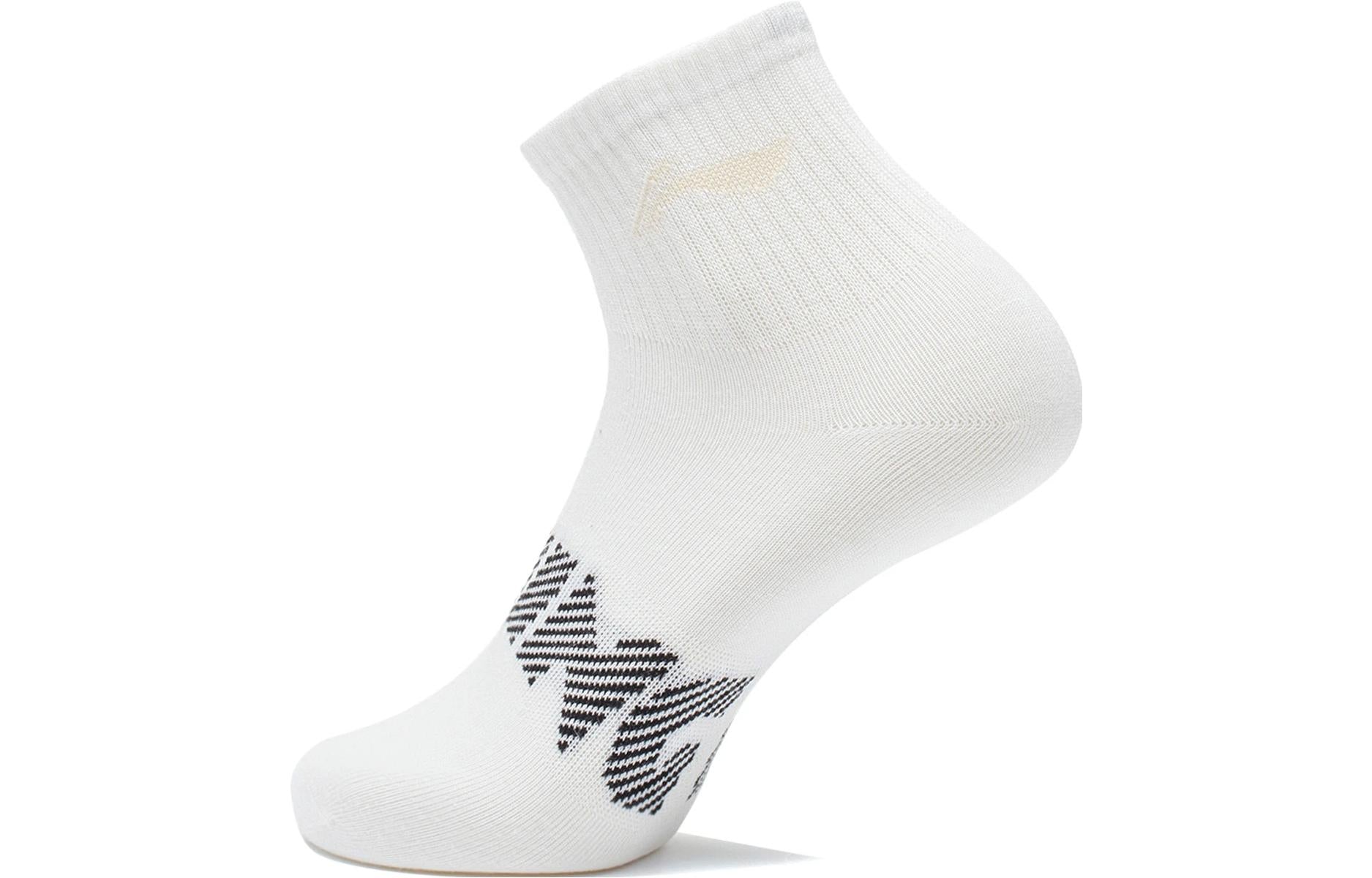 Li-Ning Logo Short Socks 'White' AWST111-1