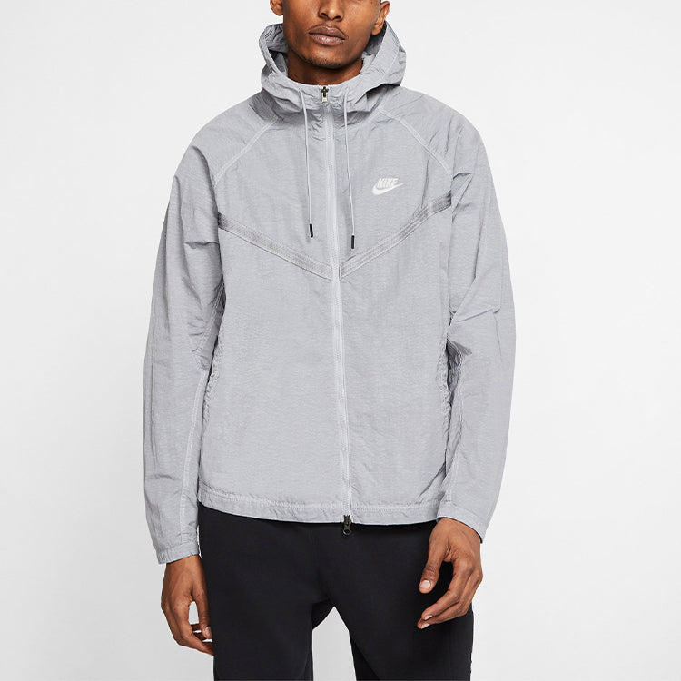 Nike SPORTSWEAR WINDRUNNER Hooded Jacket Gray CJ4300-012