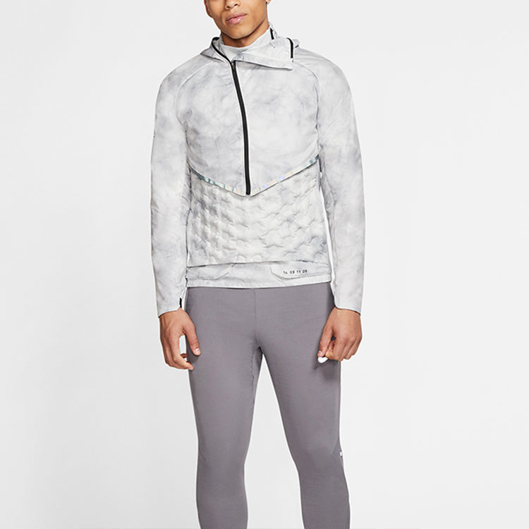 Men's Nike Detachable Vest Hooded Jacket Gray BV5700-043