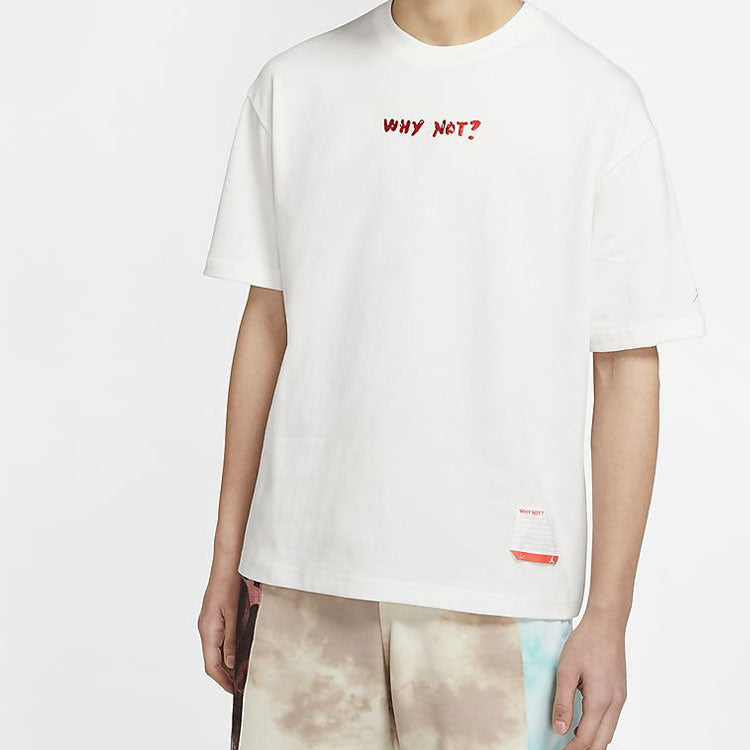 Air Jordan Men's Why Not Series Short Sleeve White CW4258-100