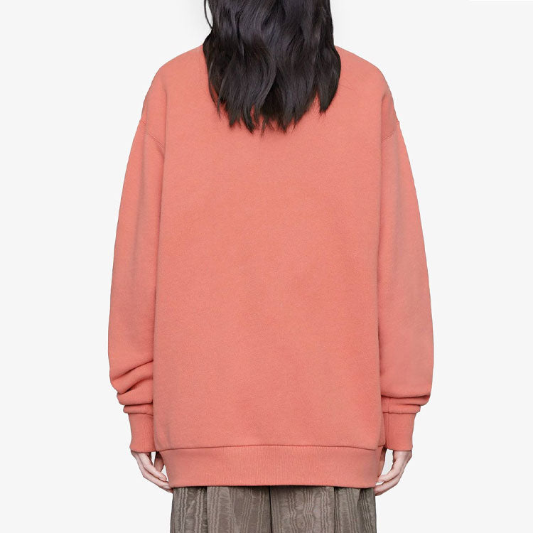 (WMNS) Gucci Oversize Sweatshirt With Lamb Patch 'Pink' 469250-XJBUE-5774