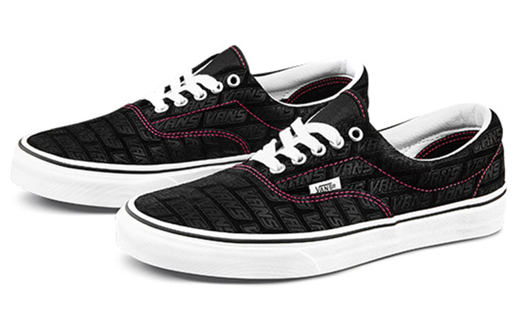 Vans Era Low Tops Casual Skateboarding Shoes Unisex Black Alphabet VN0A4U39X00