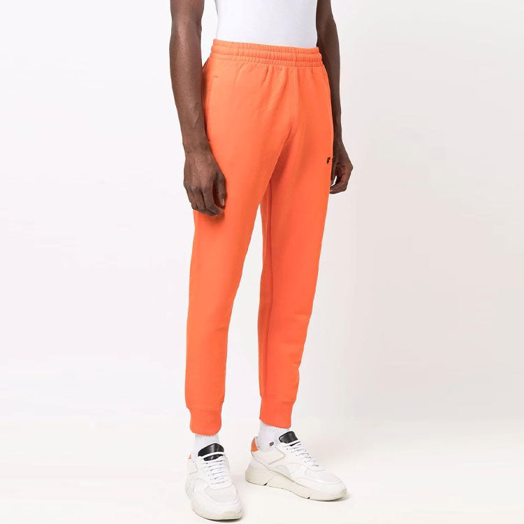 Off-White SS21 Logo logo Sports Long Pants Unisex Orange OMCH035F21FLE0022010