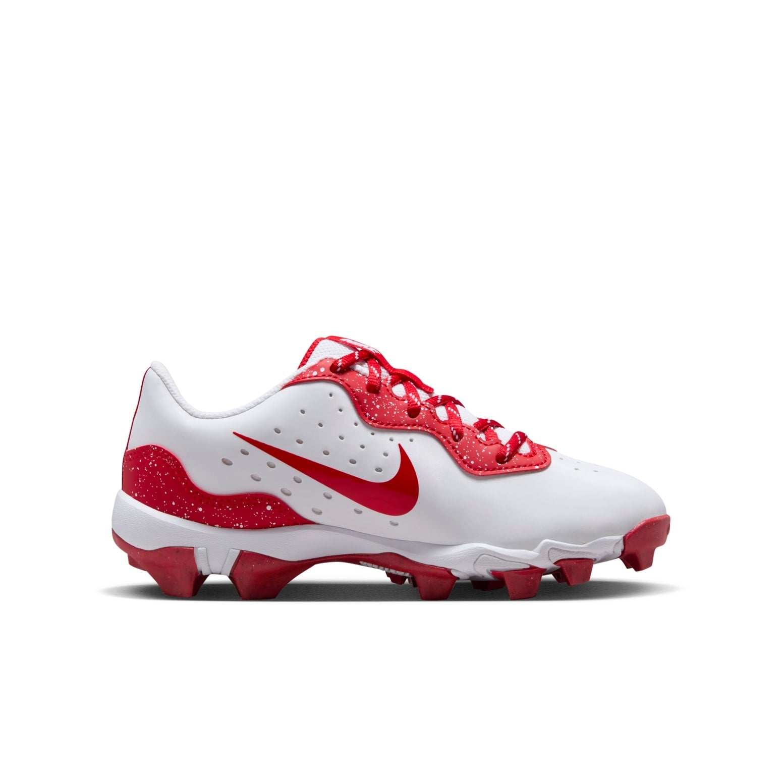 (GS) Nike Alpha Huarache 4 Keystone 'White University Red Splatter' DJ6525-107