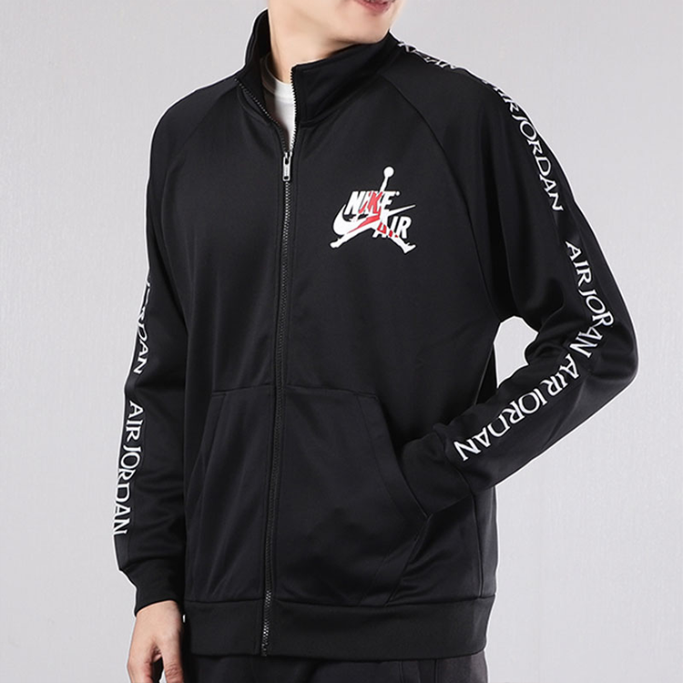 Nike Stand-up Collar Zipper Coat Male Black CK2181-010