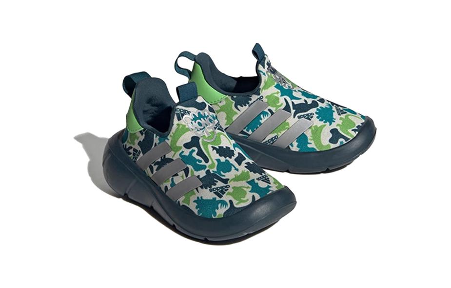 (TD) adidas Monofit Slip-On Shoes 'Grey Silver Semi Lucid Lime' ID9645