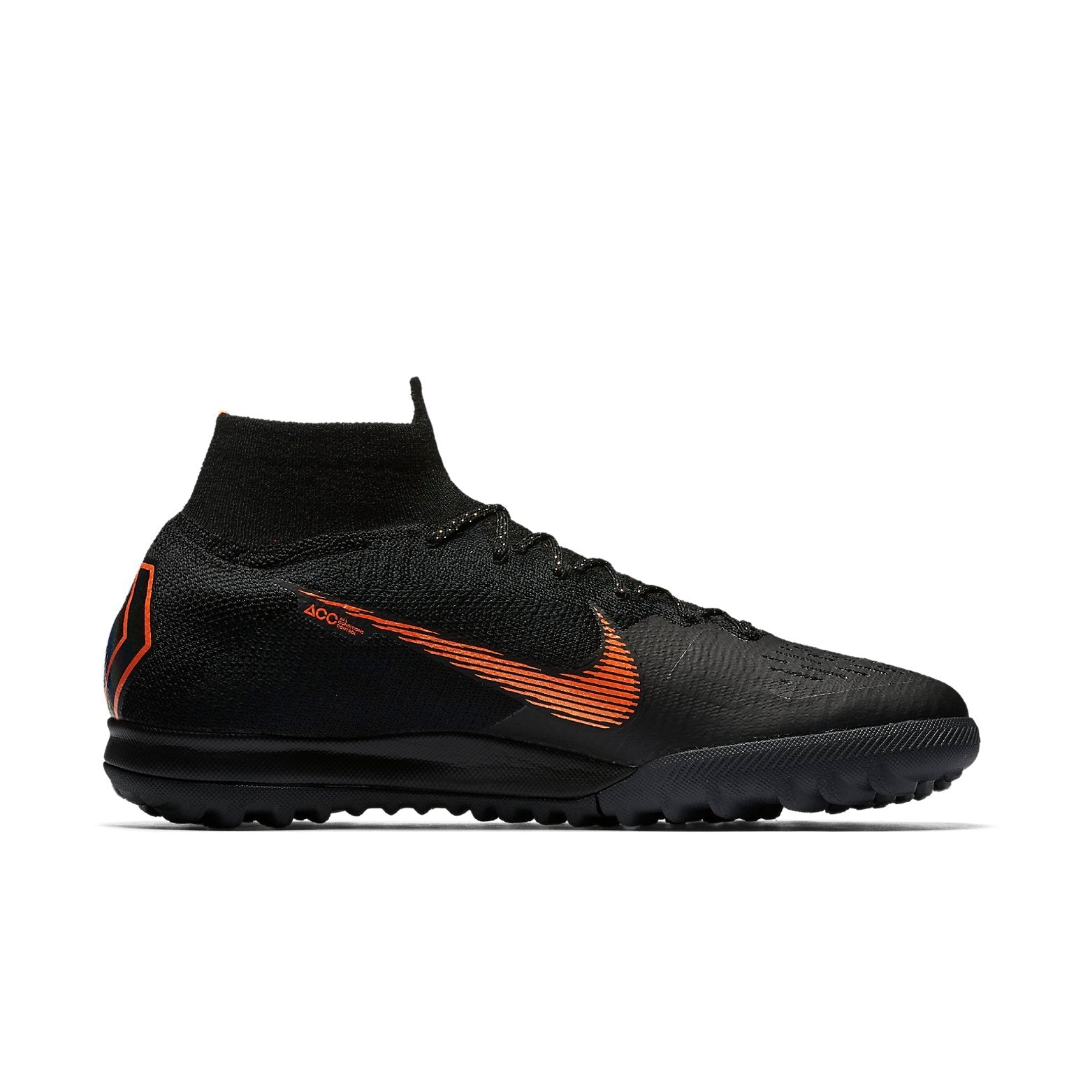 Nike Mercurial SuperflyX 6 Elite TF 'Black Red Orange' AH7374-081