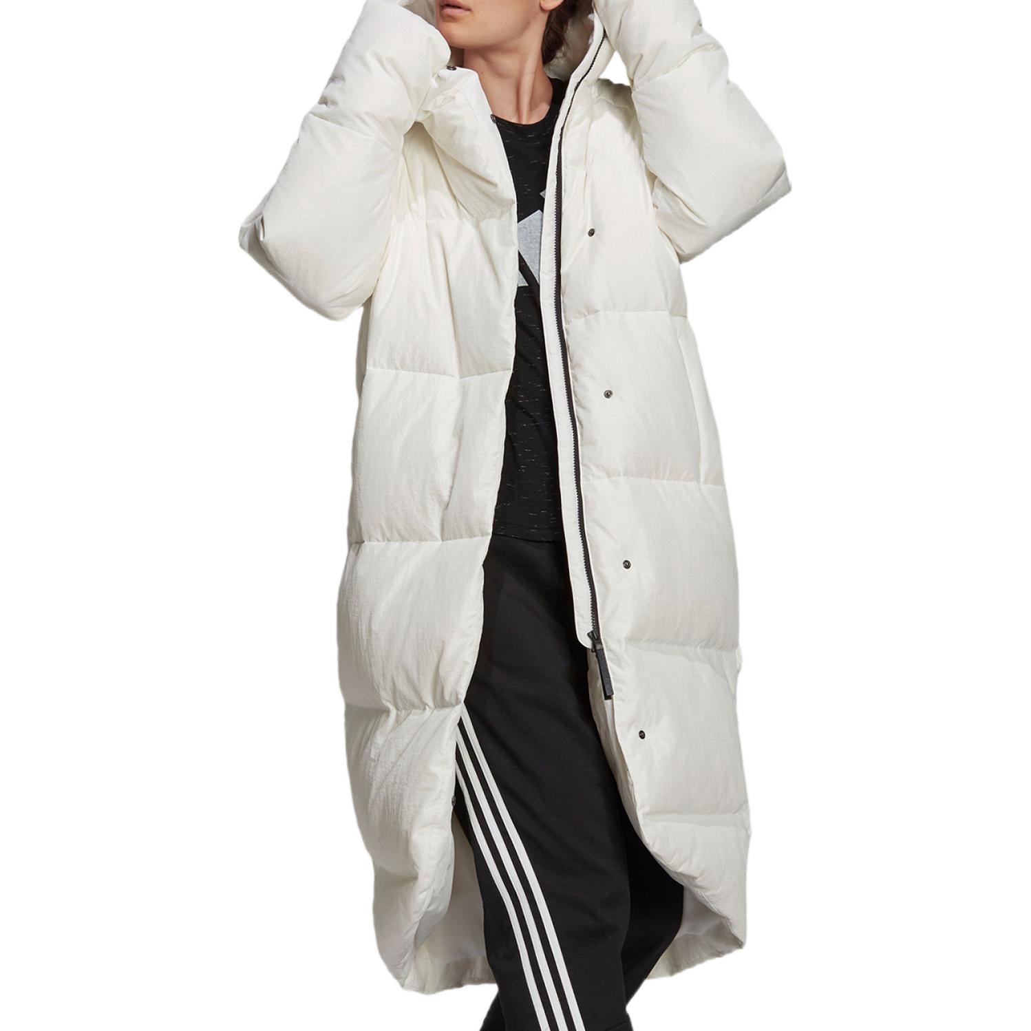 (WMNS) adidas Big Baffle Jacket Asia Sizing 'White' GQ2509