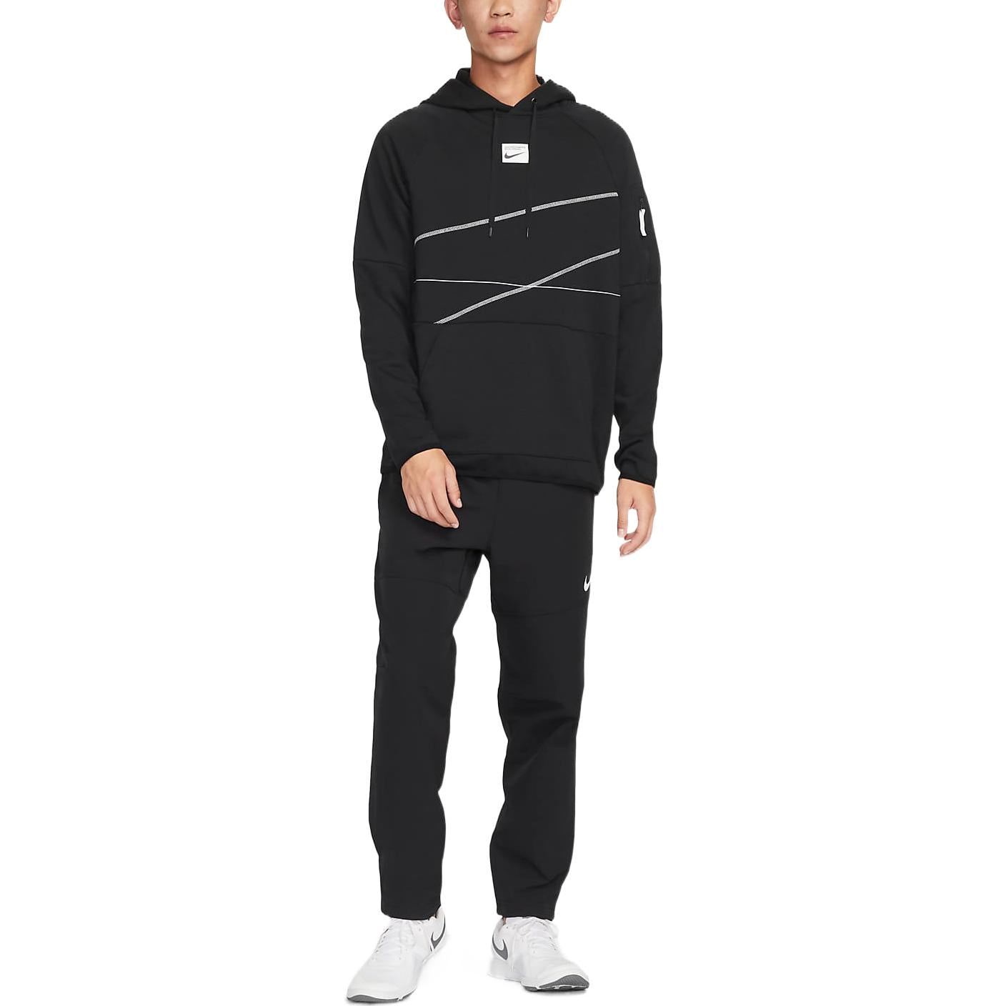 Nike logo hoodie 'Black' DQ6621-010
