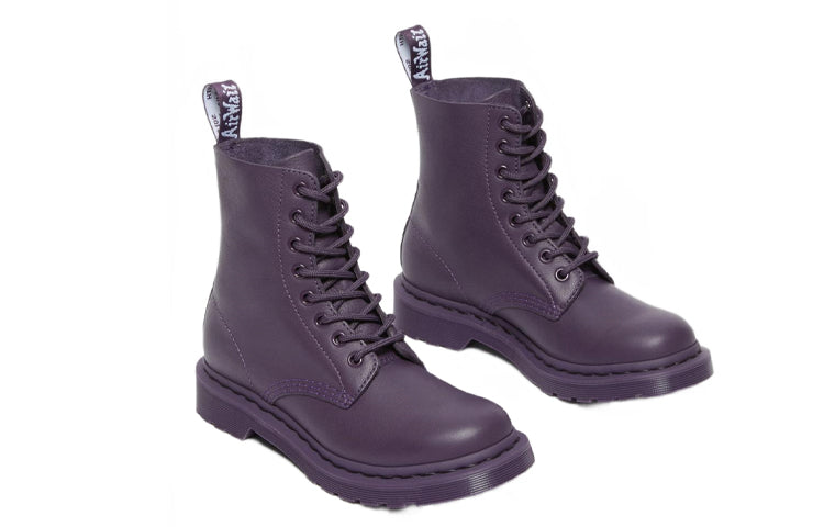 (WMNS) Dr. Martens 1460 Pascal Mono Lace Up Boots 'Blackcurrant' 27581628