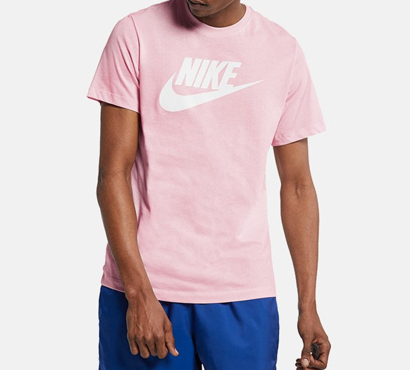 Nike Sportswear Classic Logo Printing Round Neck Short Sleeve Pink Red Pinkred AR5005-663