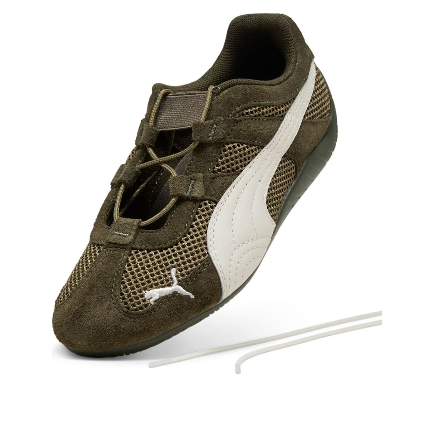 (WMNS) PUMA Speedcat Go 'Dark Olive Warm White' 403589-07