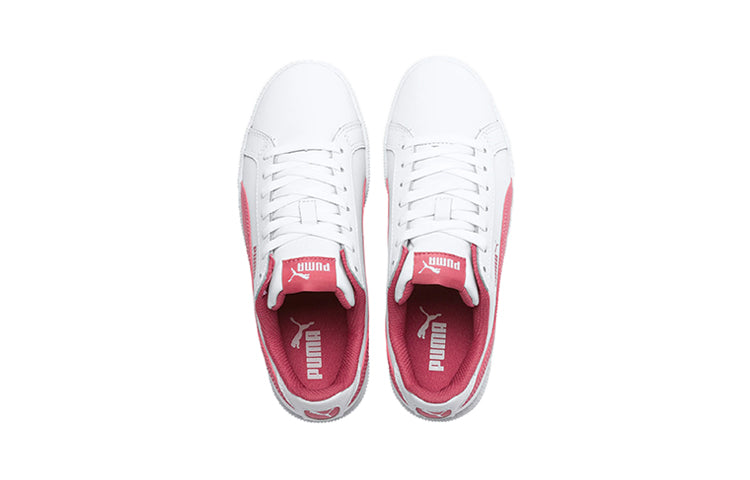 PUMA Smash White/Pink Jr. 360162-14
