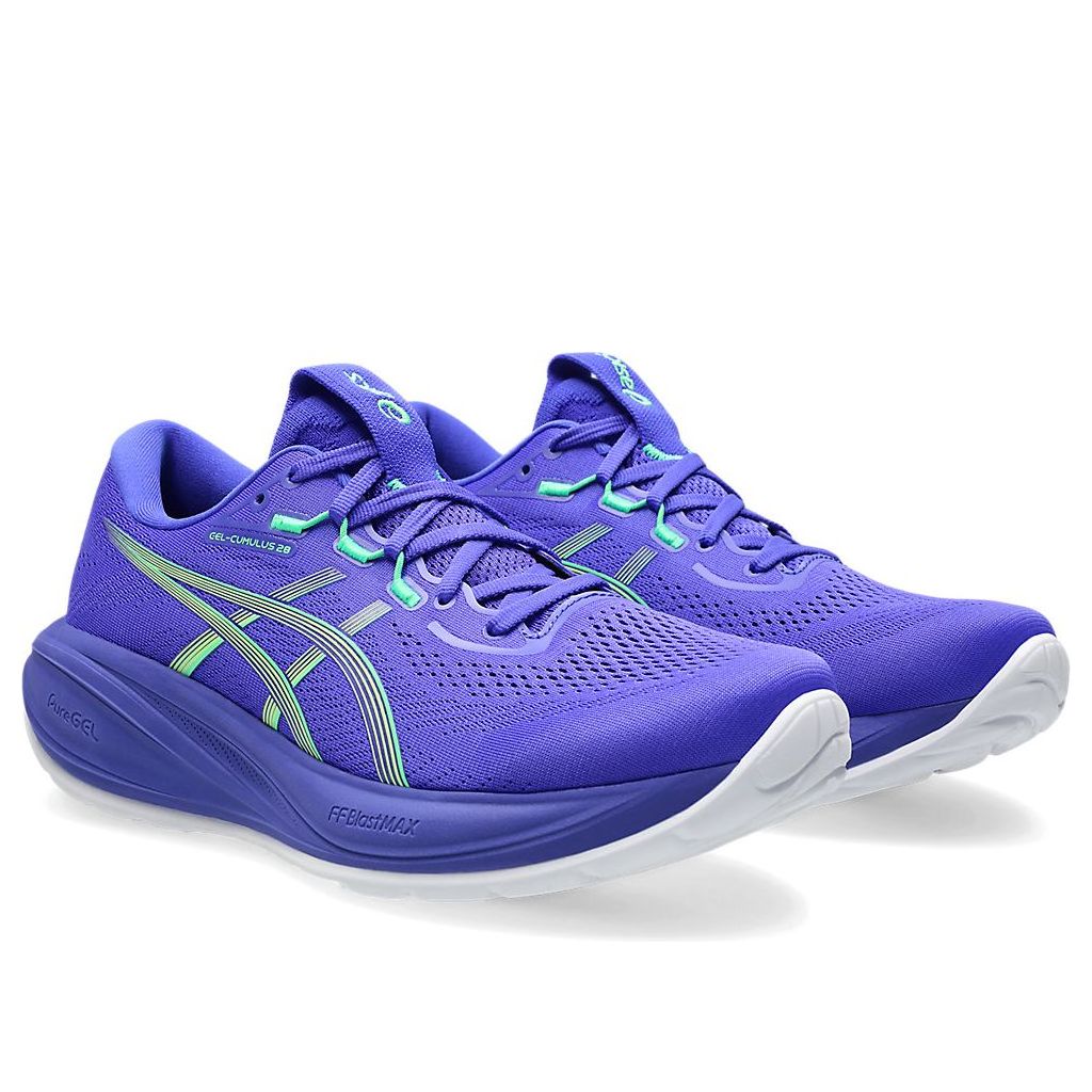 ASICS Gel-Cumulus 28 'Cobalt Burst Illuminate Green' 1011C143-401