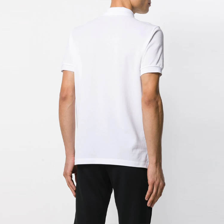 Fendi SS21 Short Sleeve Polo Shirt 'White' FY0985AAONF0QA0