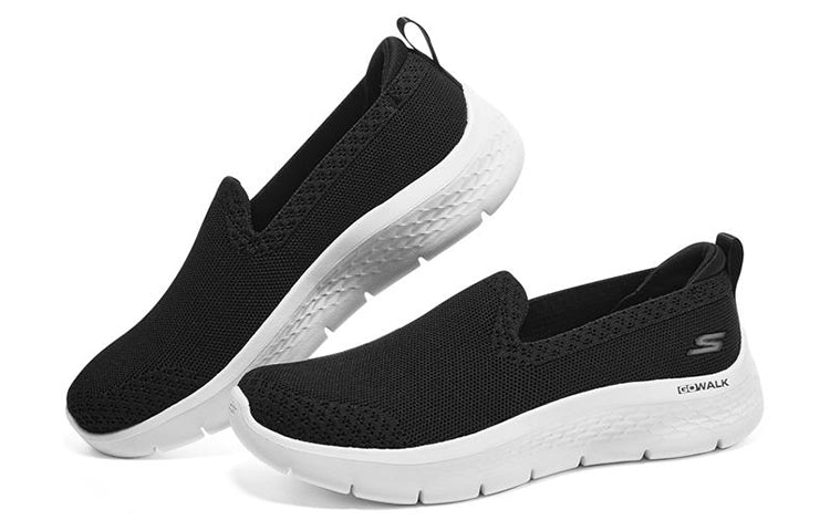 (WMNS) Skechers Go Walk Flex 'Ocean Wind - Black White' 124957-BKW