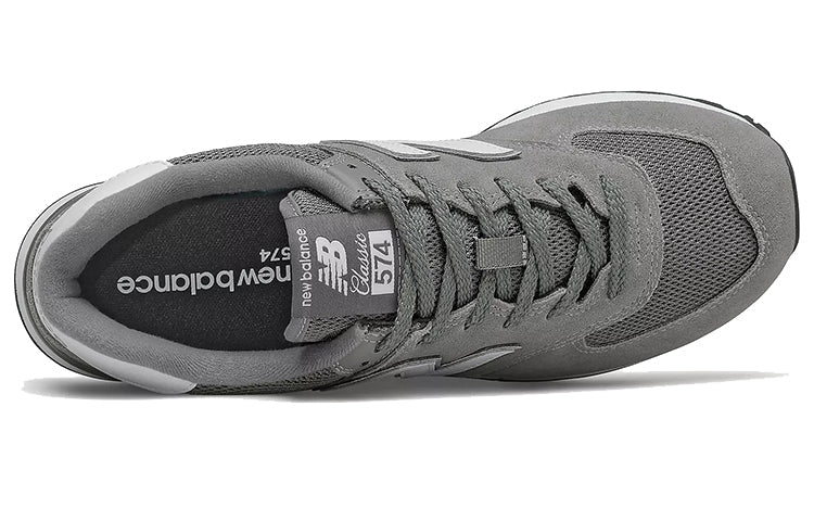 New Balance 574 Shoes Grey/White ML574EG2