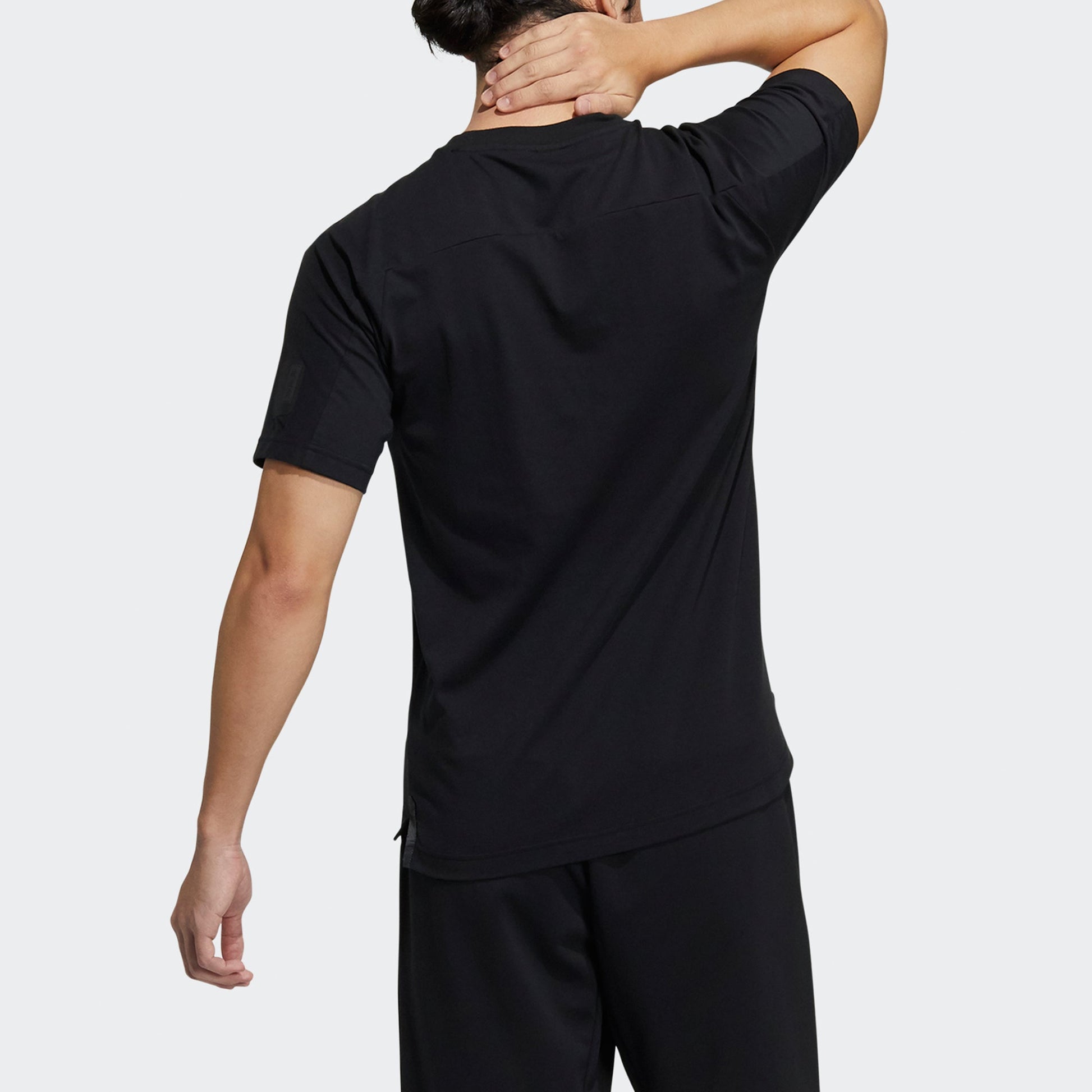 adidas Wj T Gfx Story Casual Sports Round Neck Short Sleeve Black GP0862