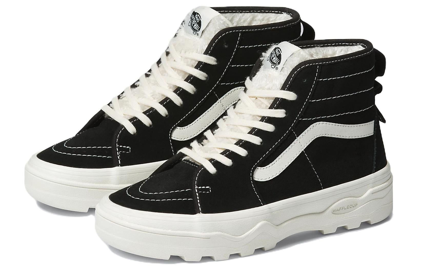 Vans SK8-HI Sherpa Suede Sentry 'Black White' VN0A4BVWBLK