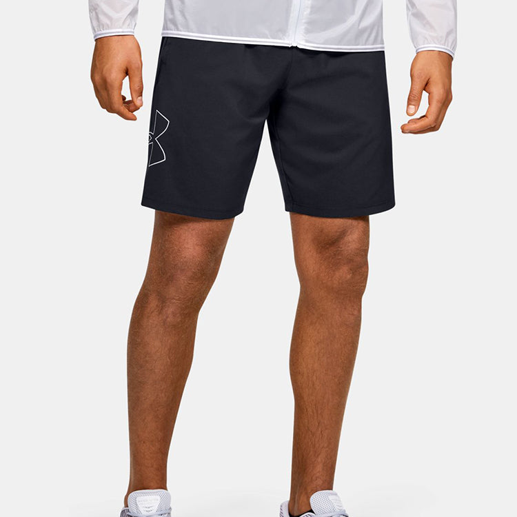 Under Armour Qualifier SpeedPocket 9 inch Shorts 'Black' 1350889-001