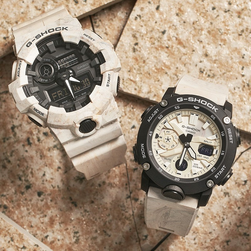 CASIO G-Shock Analog-Digital 'White' GA-700WM-5APRD