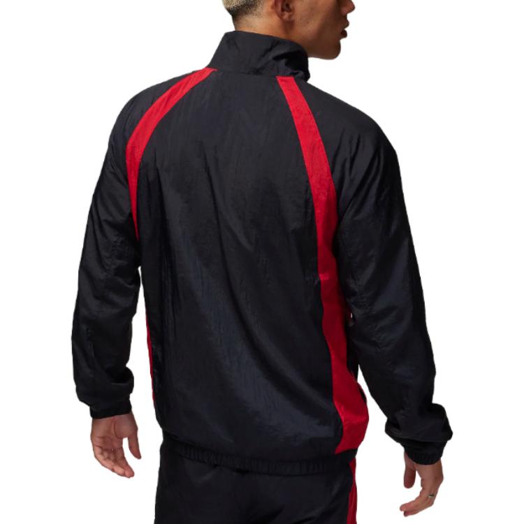 Air Jordan Sport Jam Warm Up Jacket Asia Sizing 'Black Red' DX9368-013