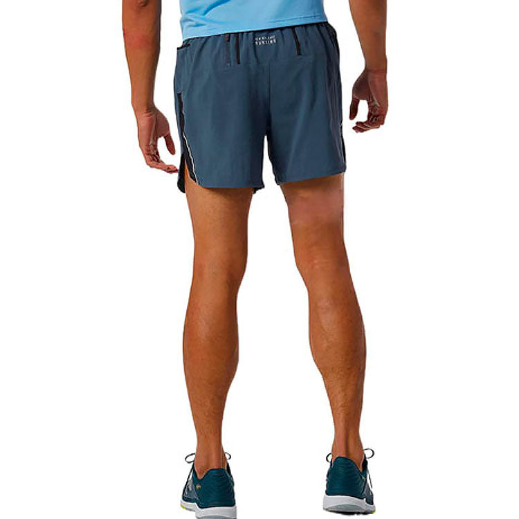 New Balance Impact Run 5 Inch Short Asia Sizing 'Thunder' MS21268-THN