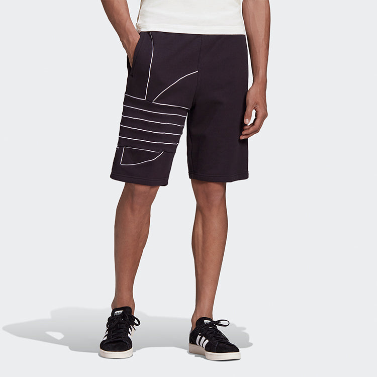adidas originals MENS Logo Print Sports Shorts Black GE0821