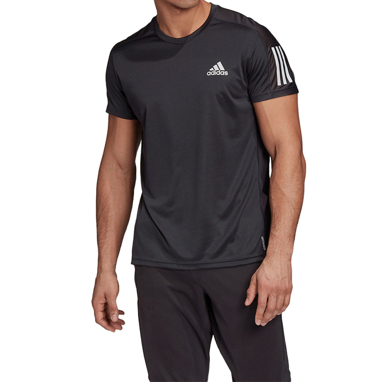 adidas Own the Run Tee 'Black' FS9799