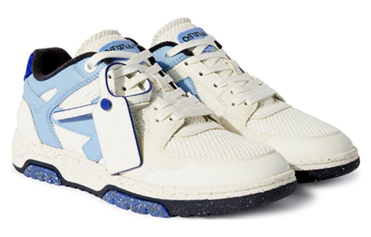 Off-White Slim Out Of Office Sneakers 'Blue White' OMIA243F23LEA0010140