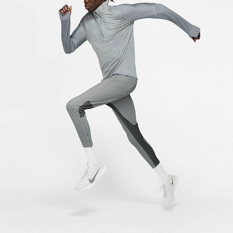 Nike Phenom Elite Running Training Quick Dry Knit Cone Sports Pants light grey CU5505-077