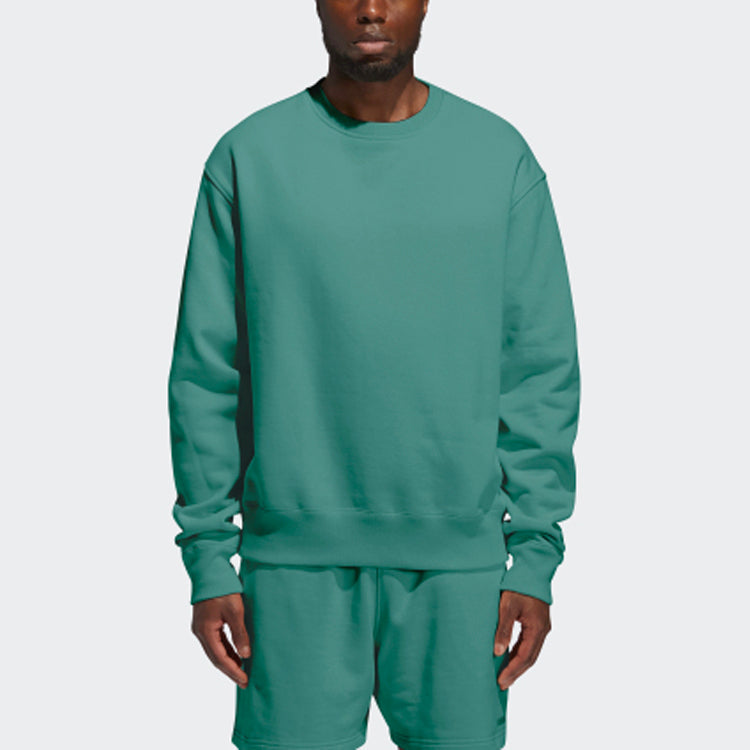 adidas originals Pw Basics Crew Sports Couple Style Green GM1969
