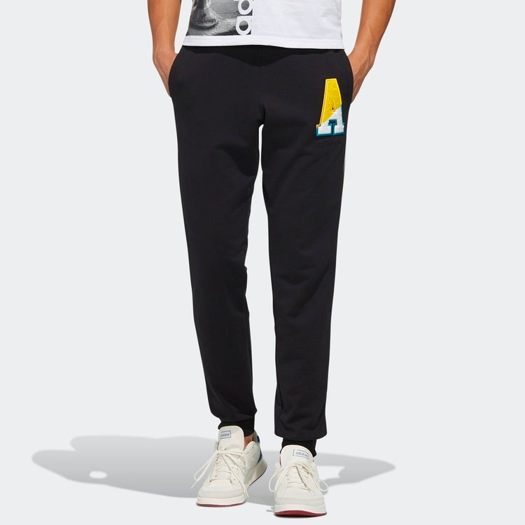 adidas neo Casual Lacing Sports Long Pants Black EI4752