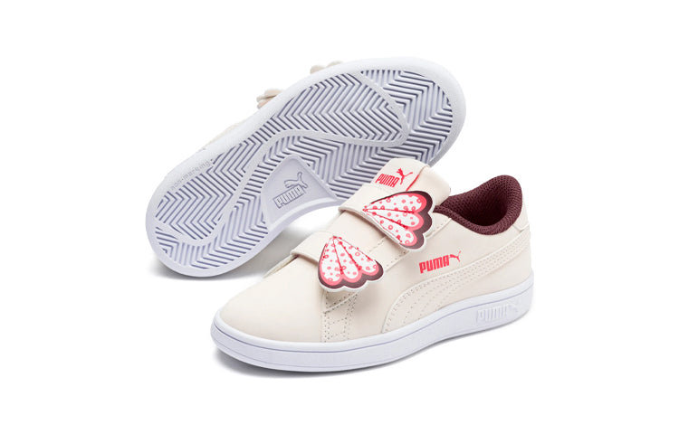 (PS) PUMA Smash V2 Butterfly Casual Shoes Beige/Yellow 370098-03