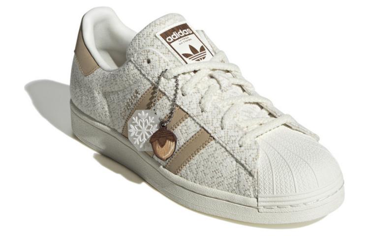 (WMNS) adidas Originals Superstar 'White Khaki' IF3883