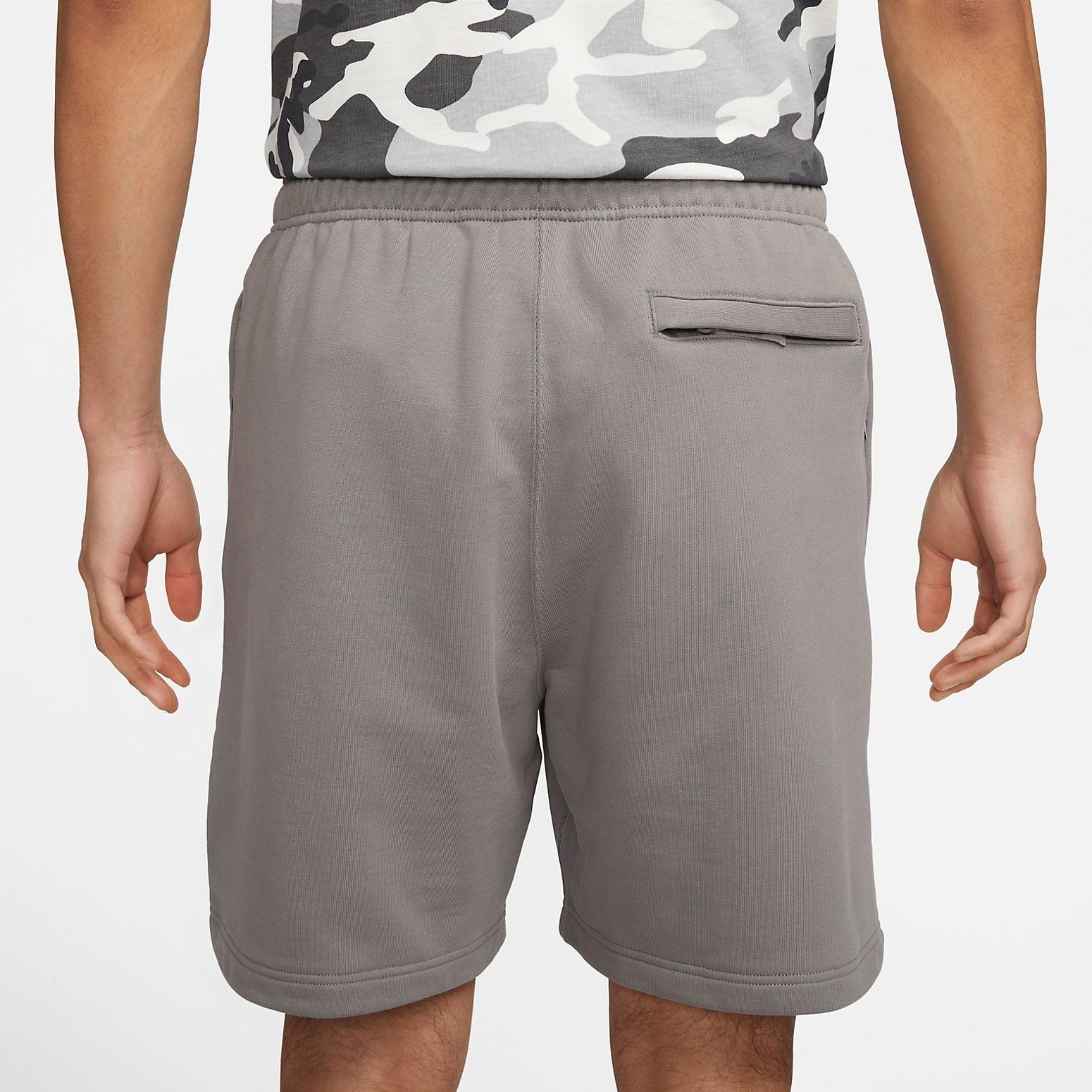 Nike Solo Swoosh French Terry Shorts 'Grey' DX0818-029