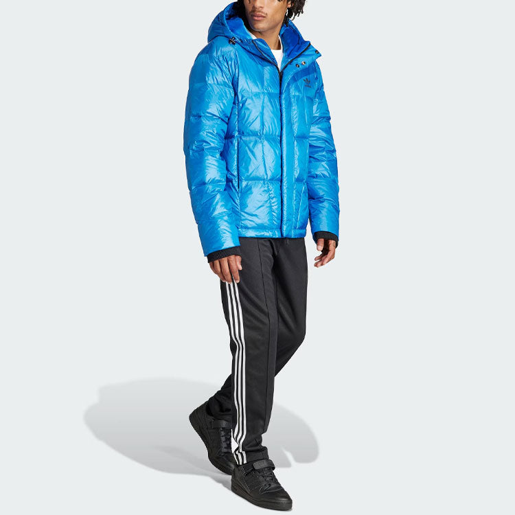 adidas Originals Lightweight Down Puffer Jacket 'Blue' IR7130