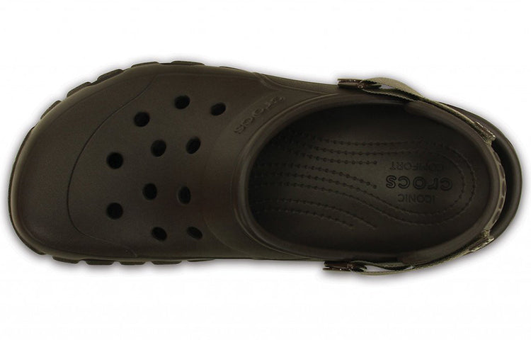 Crocs Minimalistic Wear-Resistant Cozy Sports Unisex Brown Sandals 202651-23B